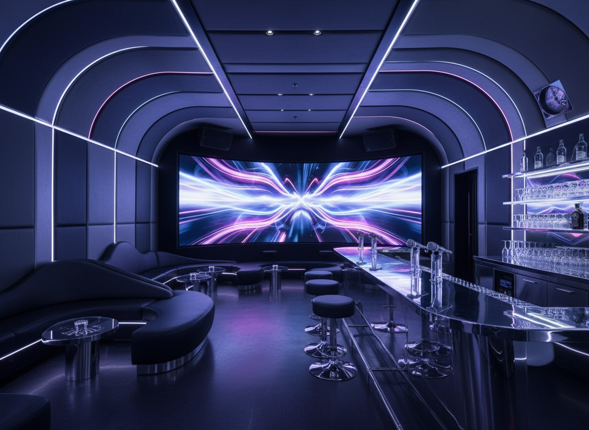 천호가라오케 럭셔리 대형 룸